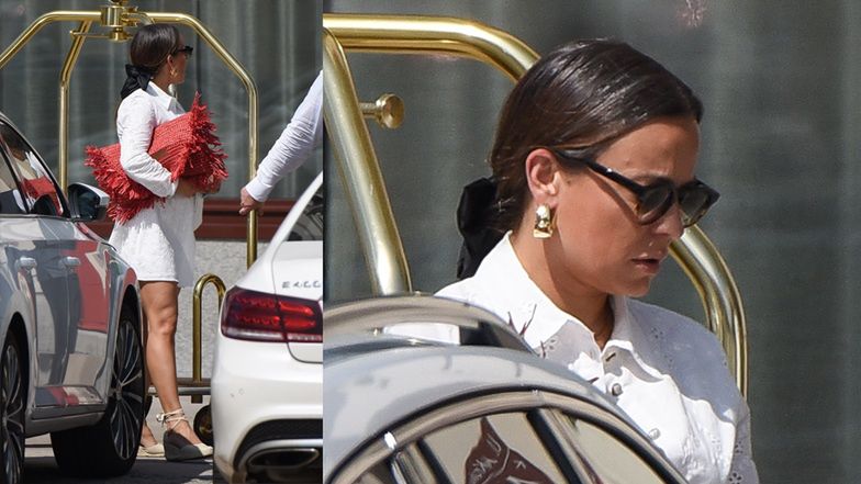 Anna Mucha relaksuje się w drogim hotelu 