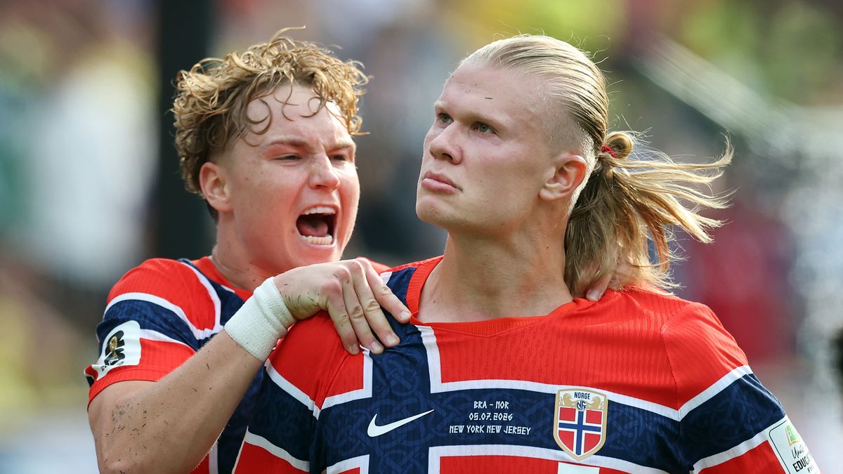 Erling Haaland został bohaterem Norwegów