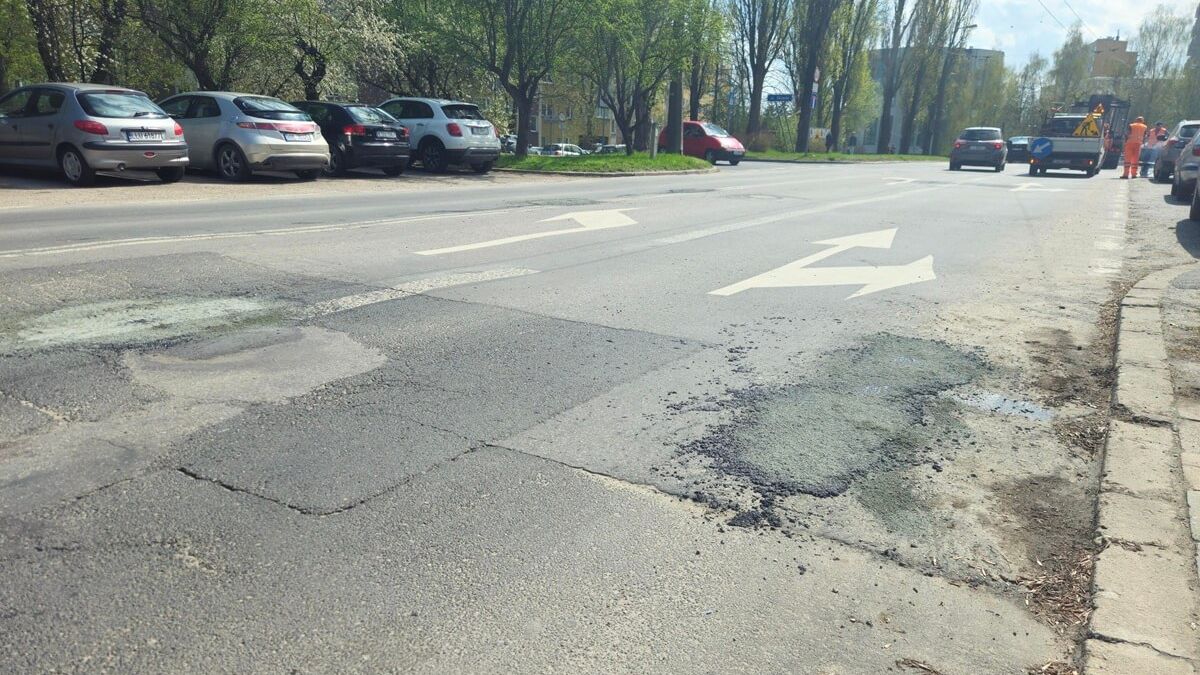 Obecny stan nawierzchni ul. Zana w Lublinie