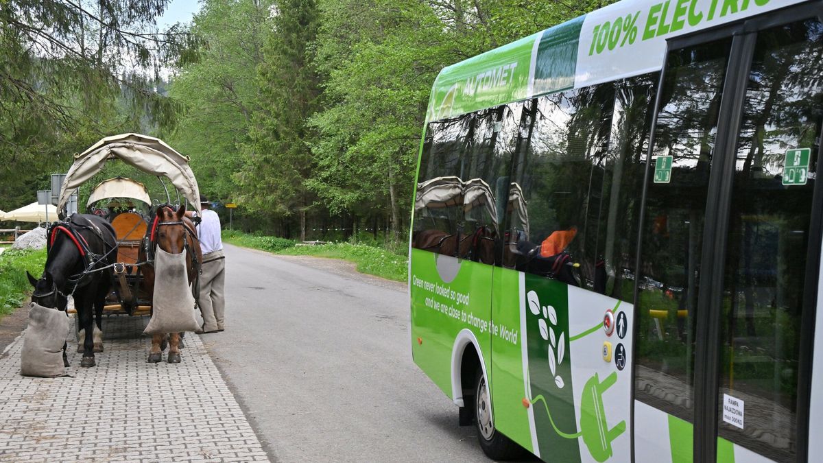 Testy elektrycznego busa do Morskiego Oka w 2024 roku