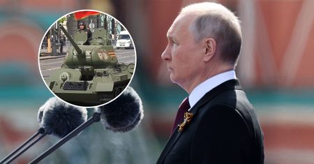 Biedna parada w Moskwie. "To kompromitacja, Putinowi nikt nie został"