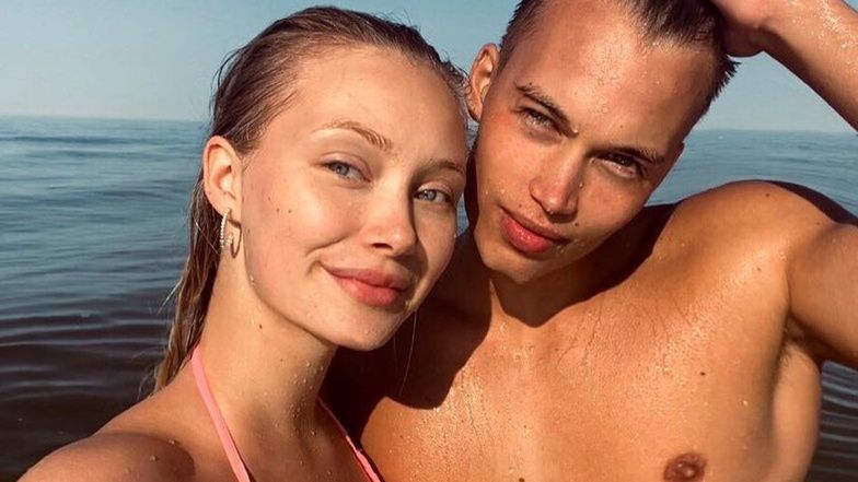 Gracja Kalibabka z bratem