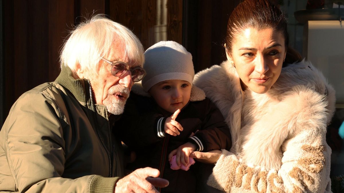 Bernie Ecclestone z żoną