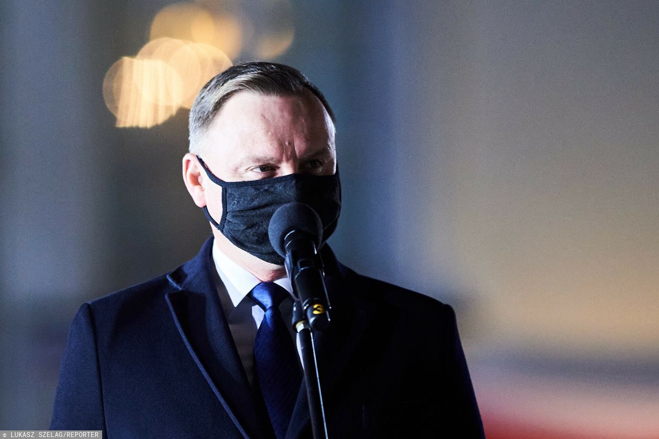 Koronawirus. Andrzej Duda podsumowuje 2020 rok 