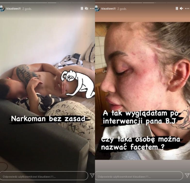 Klaudia Stec z "Warsaw Shore" została pobita przez byłego partnera?