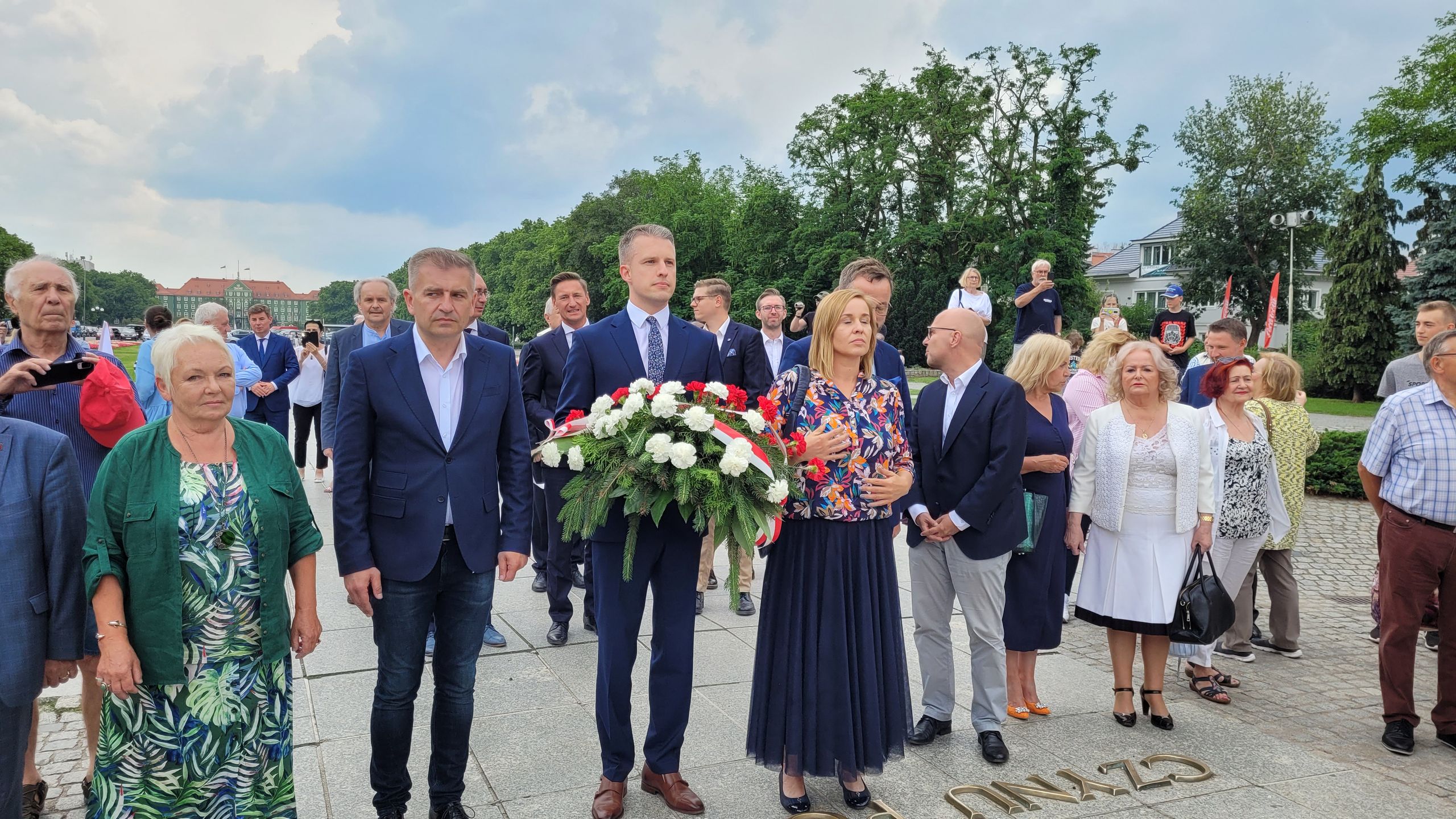Liderowi PO towarzyszyli m.in. Borys Budka i Bartosz Arłukowicz