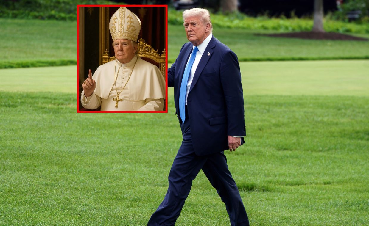 Trump als Papst? KI-Bild und ein humorvoller Seitenhieb