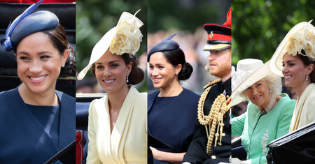 Meghan Markle wróciła do "pracy" po porodzie! Urodziny królowej Elżbiety świętowała z księżną Kate (ZDJĘCIA)