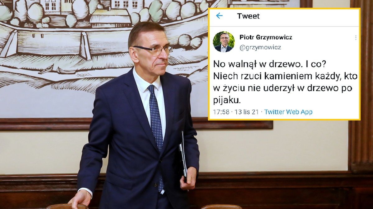 Szokujące tweety Piotra Grzymowicza, prezydenta Olsztyna