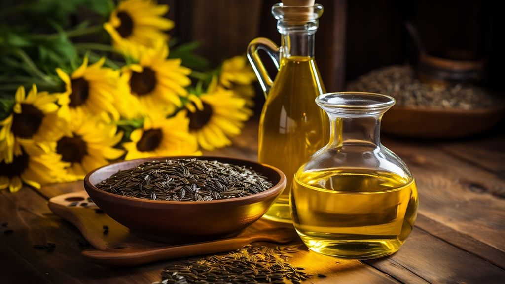 Kwasy tłuszczowe Omega-6 występują m.in. w oleju słonecznikowym