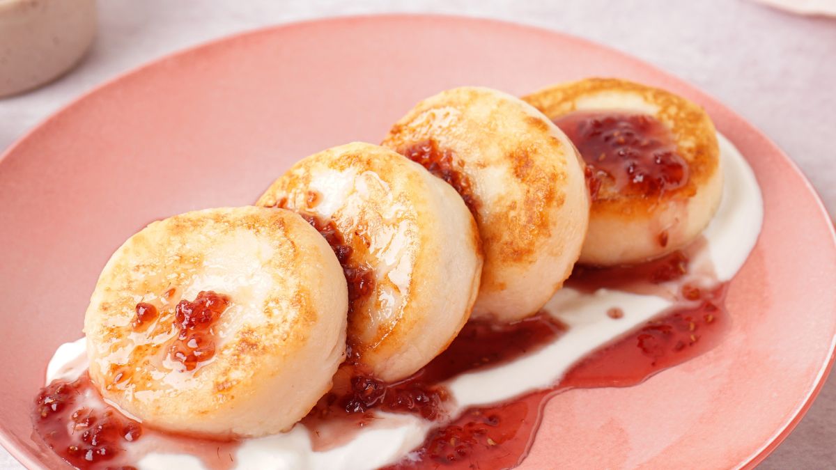 Placuszki twarogowe to świetny pomysł na śniadanie