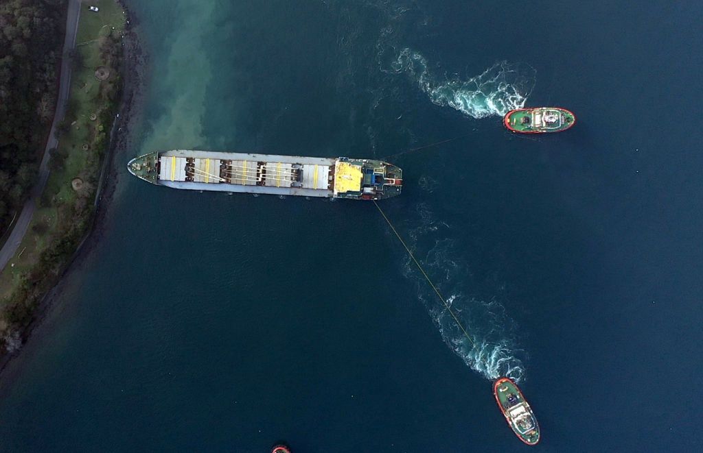 Blokada Cieśniny Bosfor. Statek z ukraińskimi plonami osiadł na mieliźnie