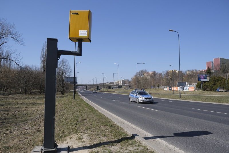 Fotoradar na al. Solidarności już działa i robi zdjęcia