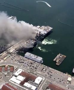 USA: Wybuch i pożar na okręcie wojennym. Ponad 20 rannych