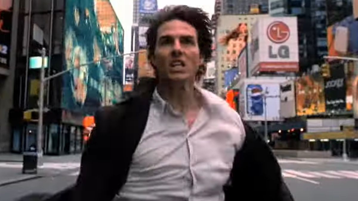 Tom Cruise w filmie "Vanilla Sky"