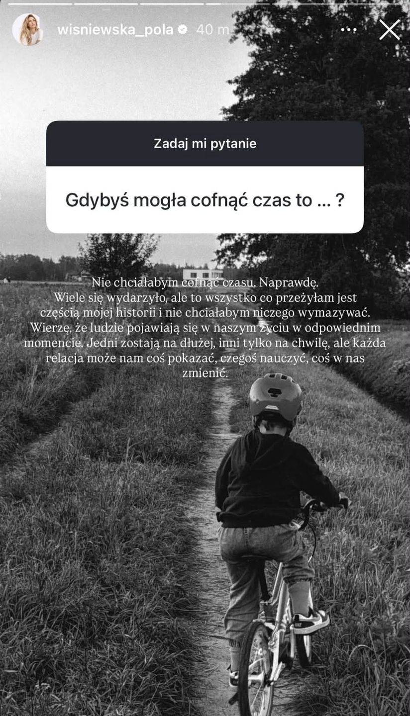 Pola Wiśniewska prawi o relacjach 