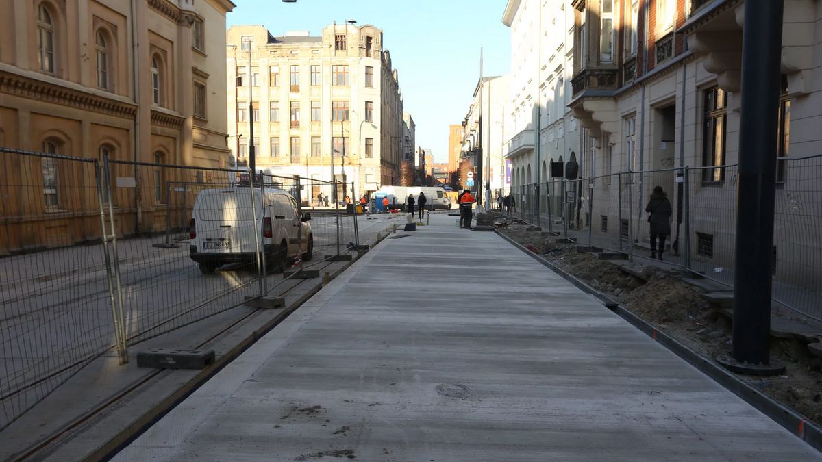 Tak wyglądała ulica Legionów podczas remontu