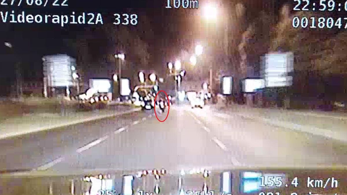Nocny pościg za motocyklistą ulicami Lublina