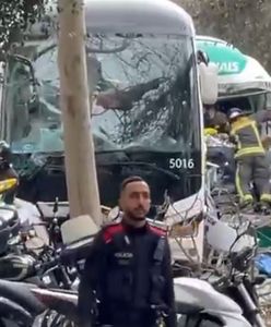 Zderzenie autokarów w Barcelonie. Dziesiątki rannych