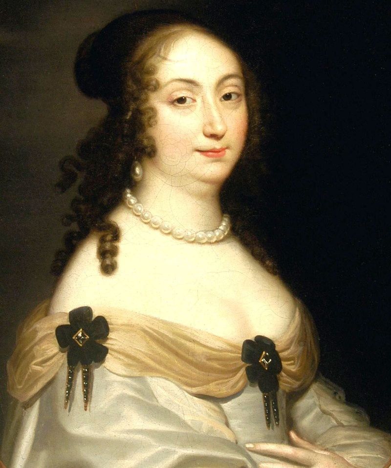 Ludwika Maria na jednej z kopii zaginionego portretu pędzla Justusa van Egmonta. Być może wariant tego właśnie obrazu trafił do Władysława IV w toku negocjacji ślubnych