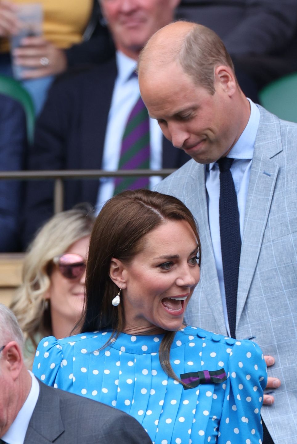 Kate Middleton i książę William na Wimbledonie