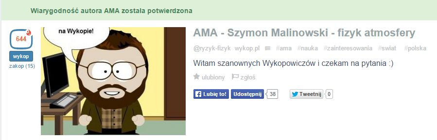 Inteligentne domy, pilot samolotów pasażerskich, kierowca Ubera. Zobacz najciekawsze AMA na Wykopie! 5
