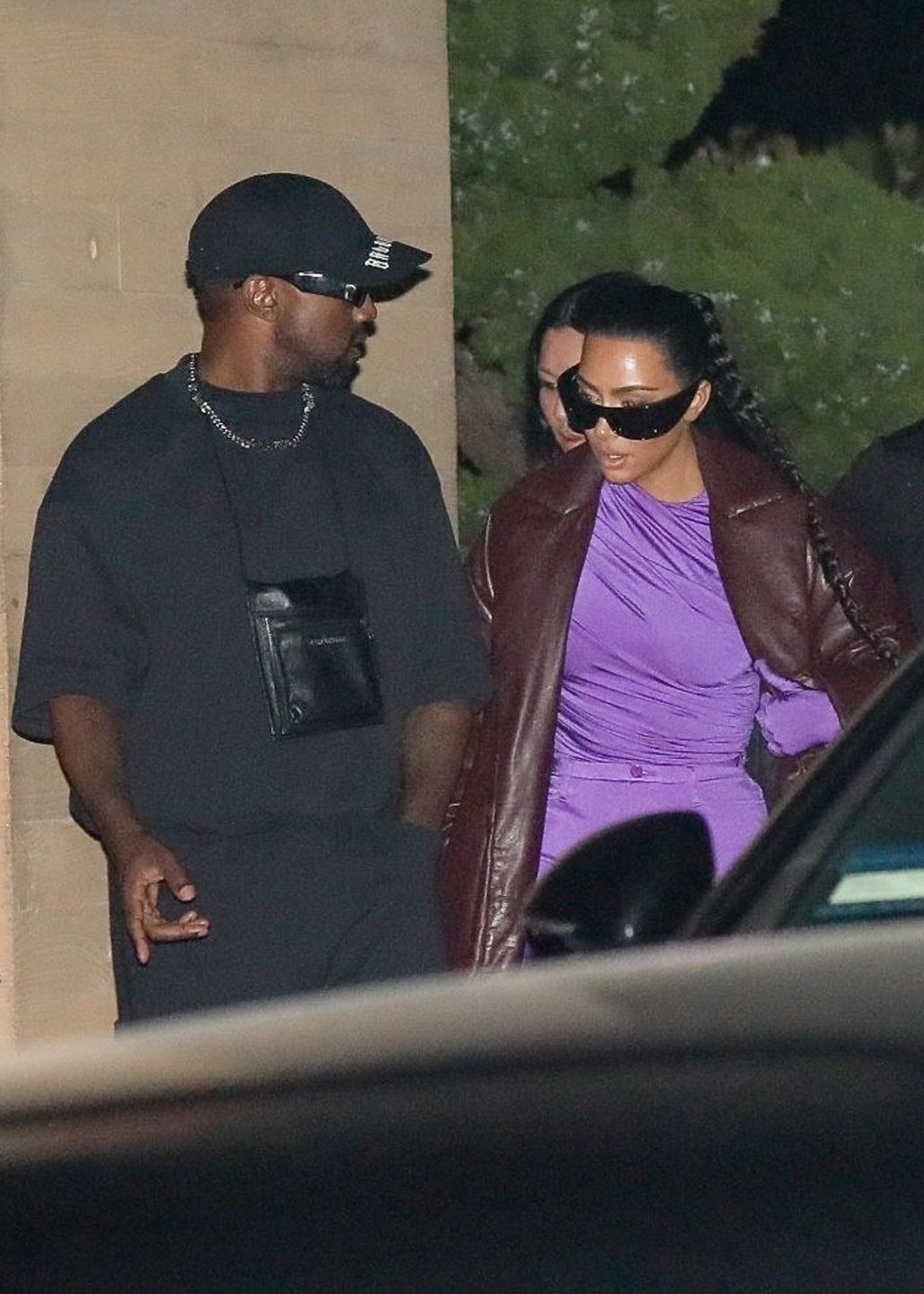 Kim Kardashian na kolacji z Kanye Westem