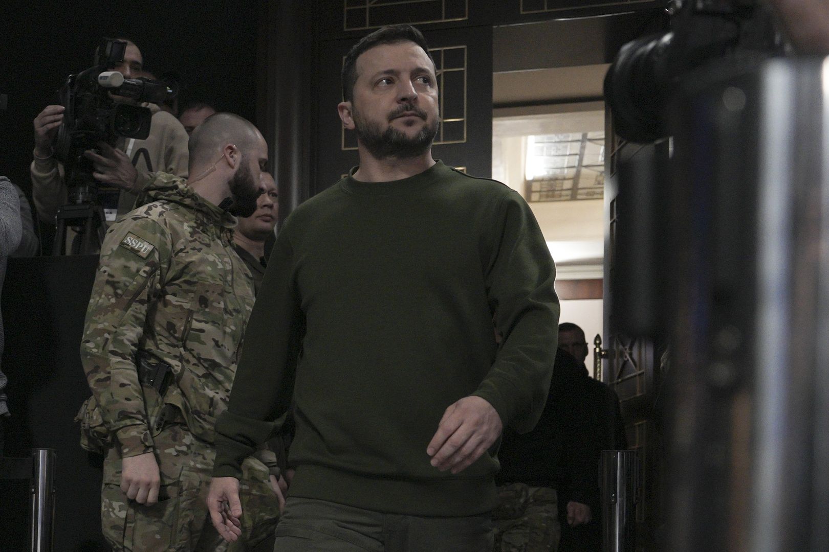 Ukraine's President Volodymyr Zelenskiy Hosts 'Ukraine. Year 2024' Forum
Bloomberg
news conference, ukrainian, ukrrus22, european, war, conflict, crisis, eastern european countries, european union european community, government news, war, military actions, emea, unrest