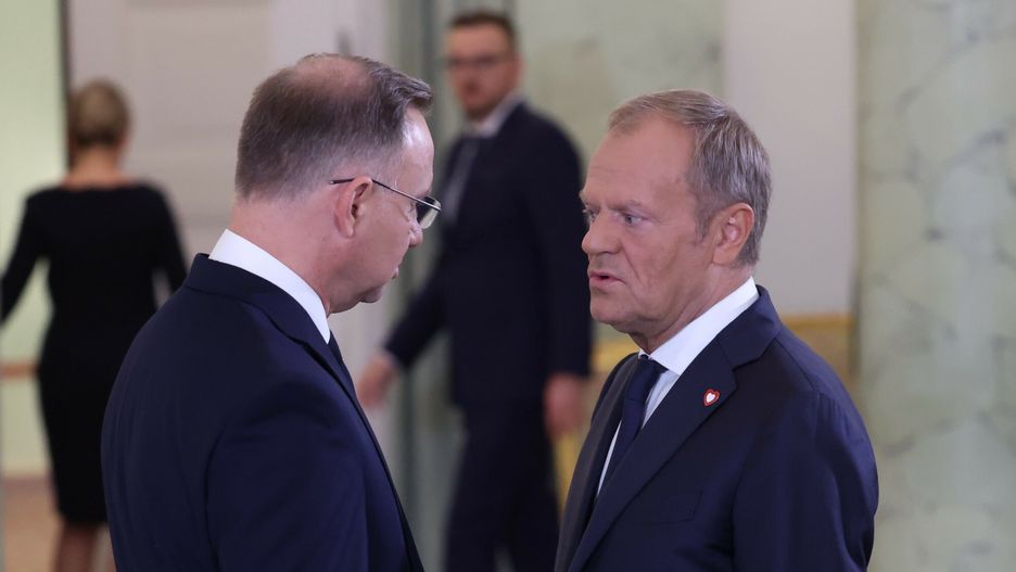 Andrzej Duda i Donald Tusk
