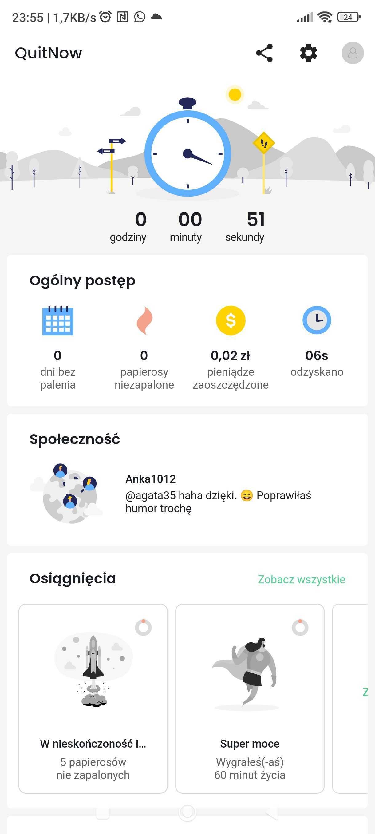 QuitNow: Rzuć palenie