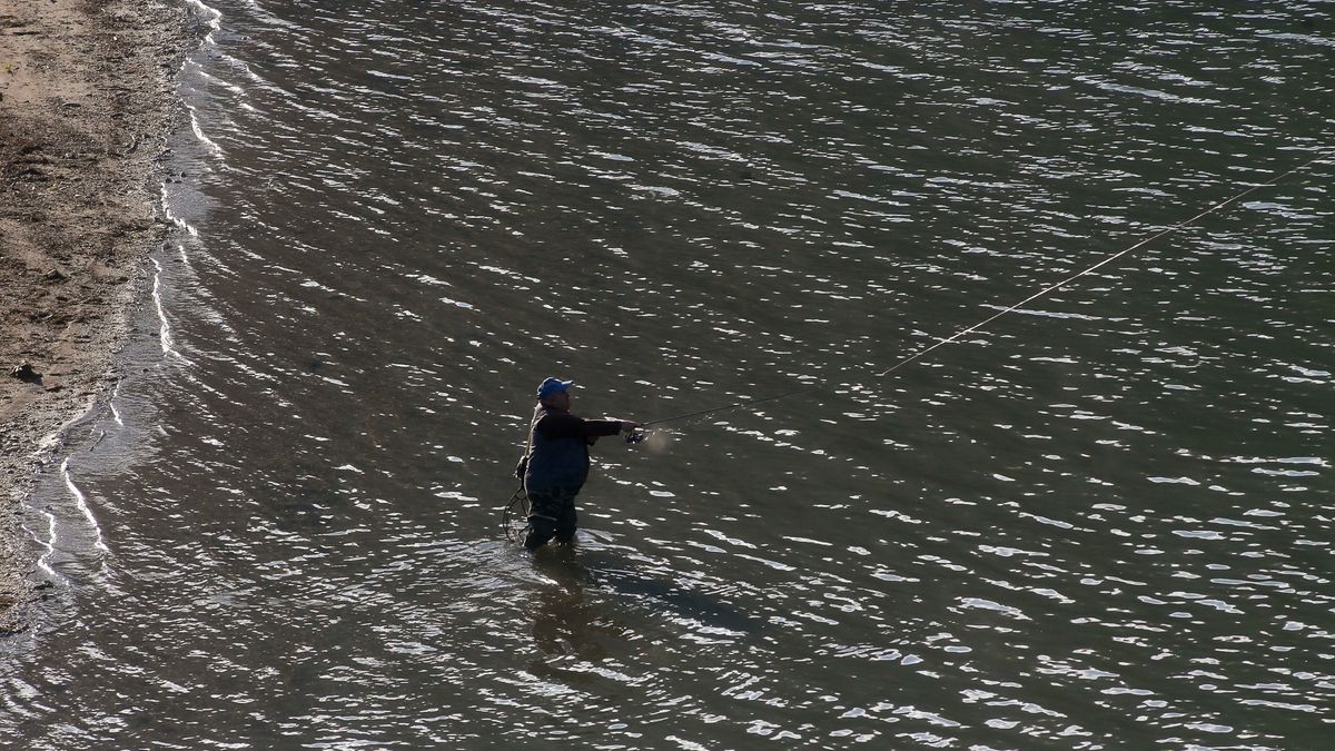 QUIROGA, LUGO GALICIA, SPAIN - MARCH 16: A man fishes in the river Sil, on 16 March, 2025 in Quiroga, Lugo, Galicia, Spain. The fluvial fishing season in Galicia for the year 2025 begins today, and will last until July 31, in general, and will be extended until September 30 in the intensive fishing reserves and in the no-kill fishing sections. (Photo By Carlos Castro/Europa Press via Getty Images)