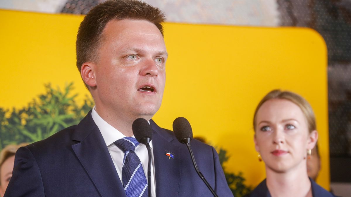 Szymon Hołownia z żoną