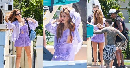Shakira korzysta z życia w Miami, pływając łódką z Lewisem Hamiltonem i przyjaciółmi (ZDJĘCIA)