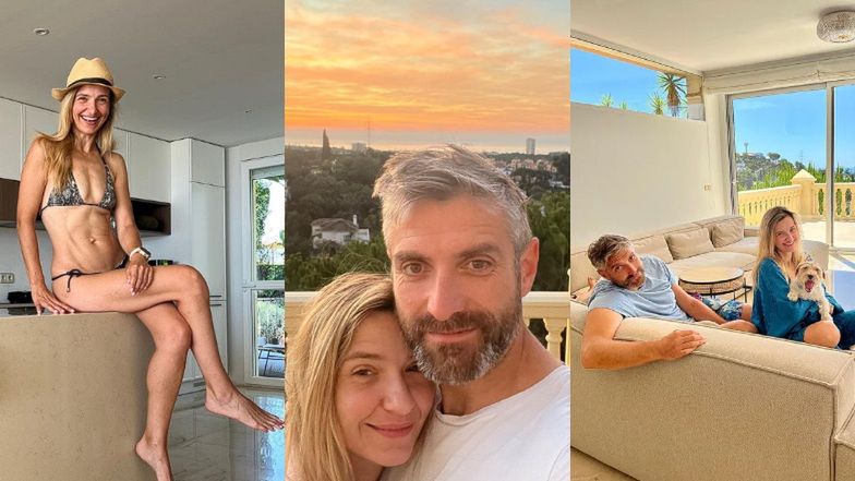 Tak wygląda willa Joanny Koroniewskiej i Macieja Dowbora w Hiszpanii: ogromny taras, kominek i nowoczesna kuchnia (ZDJĘCIA)