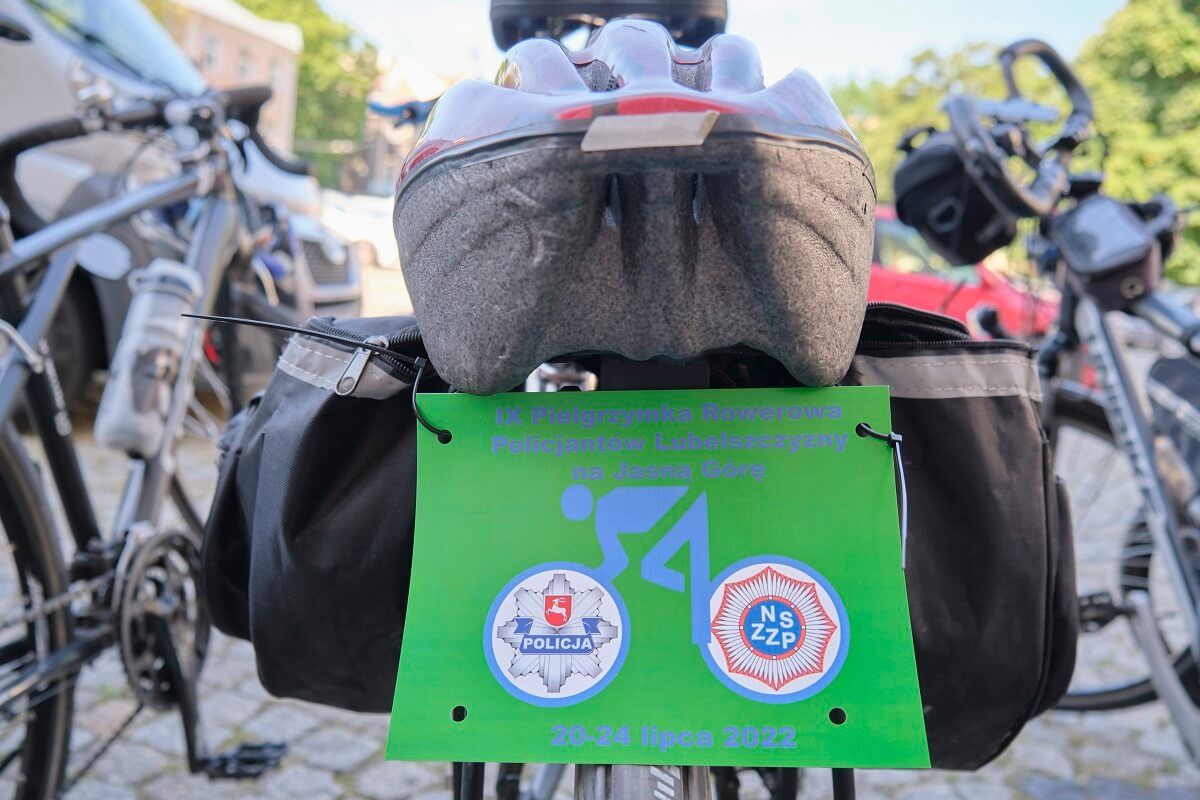 Rowerowa pielgrzymka policjantów z Lublina na Jasną Górę 2022