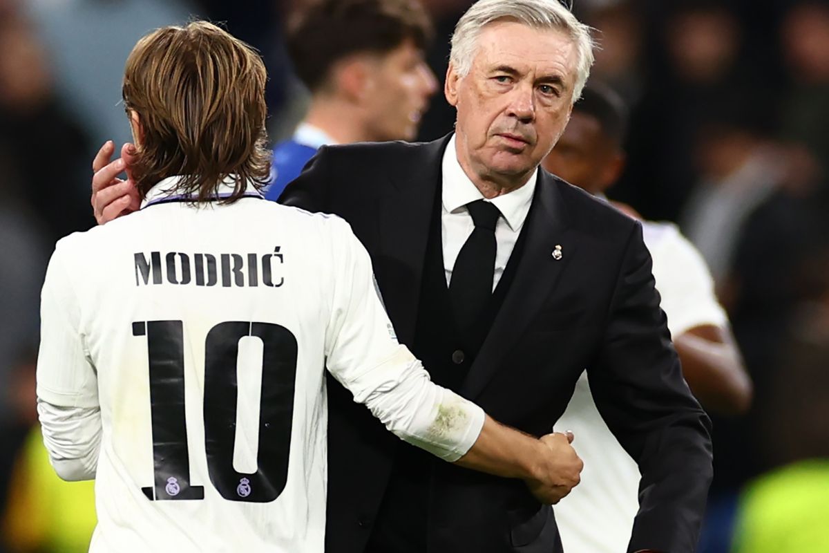Modrić i Ancelotti zostali pożegnani przez fanów Realu Madryt