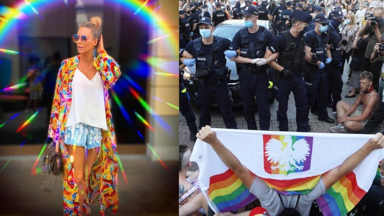 Małgorzata Rozenek wspiera protestujących przeciw aresztowaniu Margot