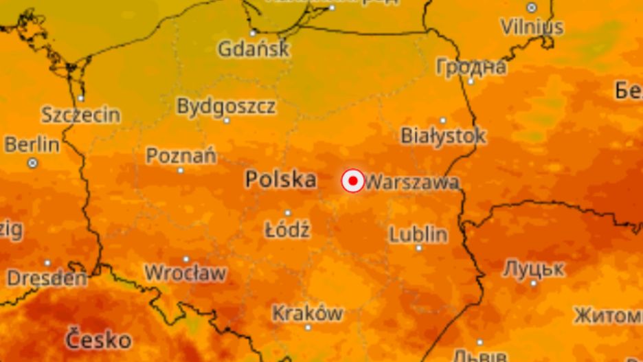 Prognoza pogody dla Polski