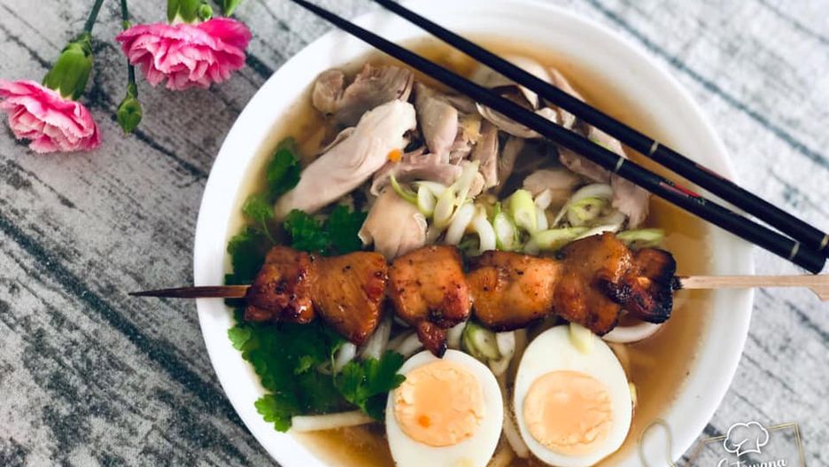 Ramen z kurczakiem teriyaki