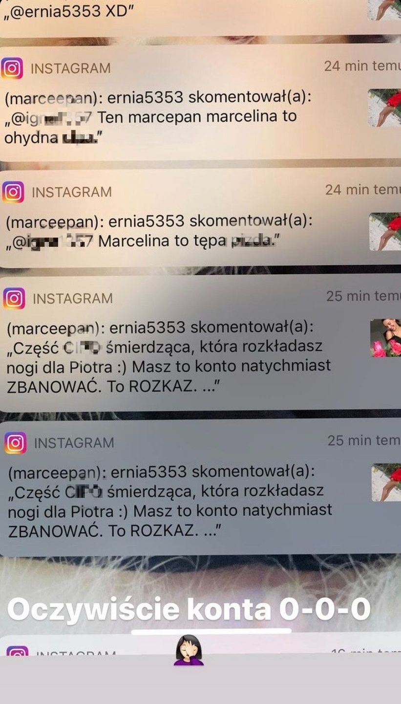Marcelina Ziętek zapelowała do hejterów
