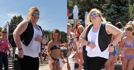 Grycan UCZY TAŃCA NA PLAŻY... Jak jej idzie?