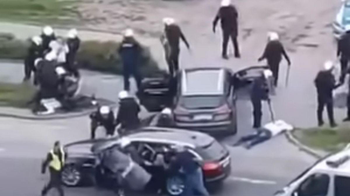 Interwencja policji w Toruniu