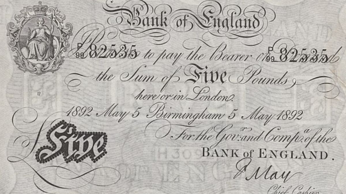 Banknot, który trafił na aukcję