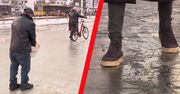 Radom: Miasto jak lodowisko. Marznące opady i gołoledź