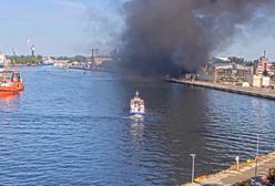 Duży pożar w Gdańsku. "Sytuacja nie jest opanowana"