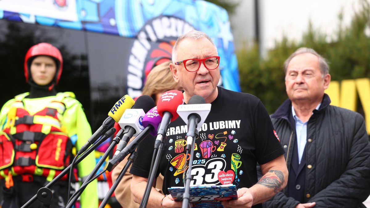 Og?oszenie wyniku 33. Fina?u WO?P
26.03.2025 Warszawa, Ogloszenie wynik�w 33. fina?u WOSP, Fot Tomasz Jastrzebowski/REPORTER
N/z: Jurek Owsiak, Bohdan Maruszewski
Tomasz Jastrzebowski/REPORTER