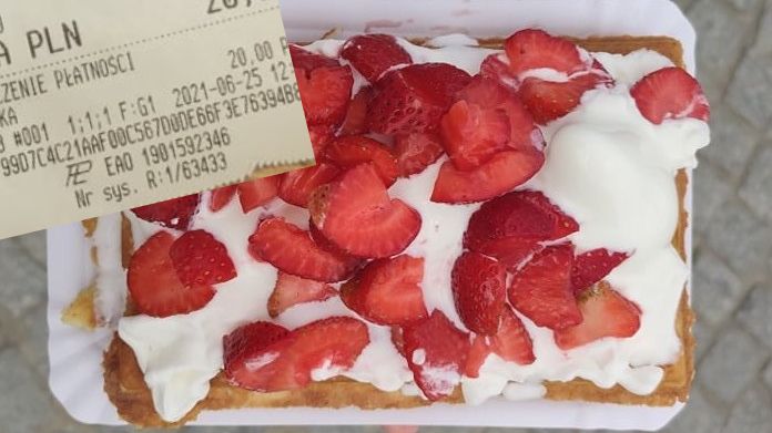 Gofr rekordzista kosztował 20 zł