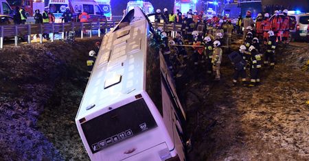Podkarpackie. Poważny wypadek autobusu na A4