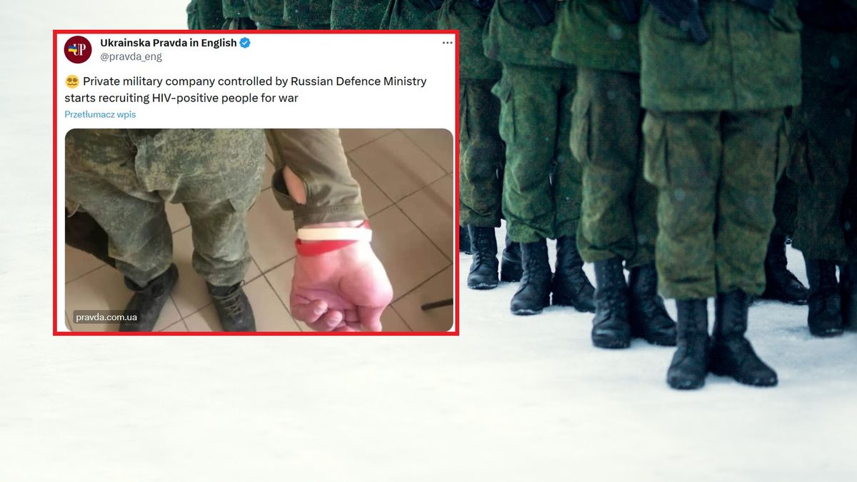 Rosjanie rekrutują osoby zakażone HIV