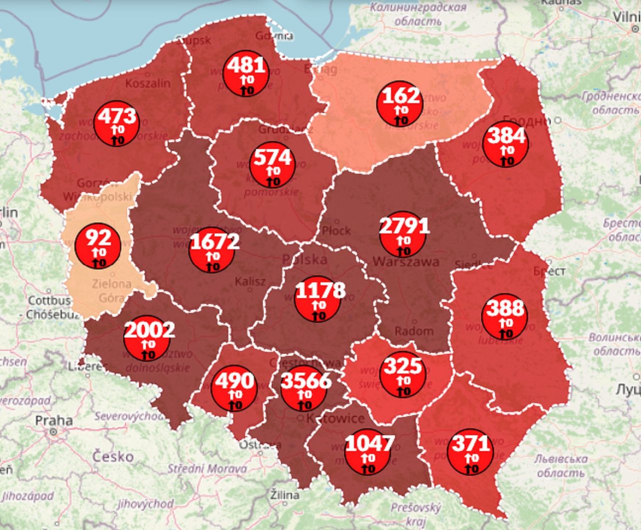 Koronawirus w Polsce. 800 ofiar śmiertelnych. Blisko 16 tys. zarażonych [Aktualna mapa]